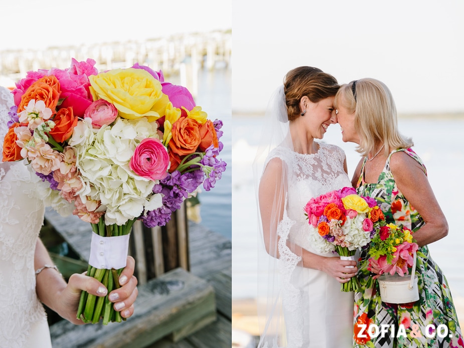 Nantucket Yacht Club wedding by Zofia and Co. with Soiree Floral