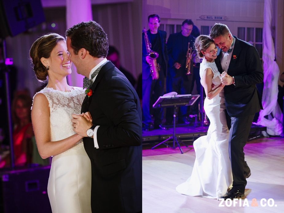 First Dances at the Nantucket Yacht Club by Zofia & Co.