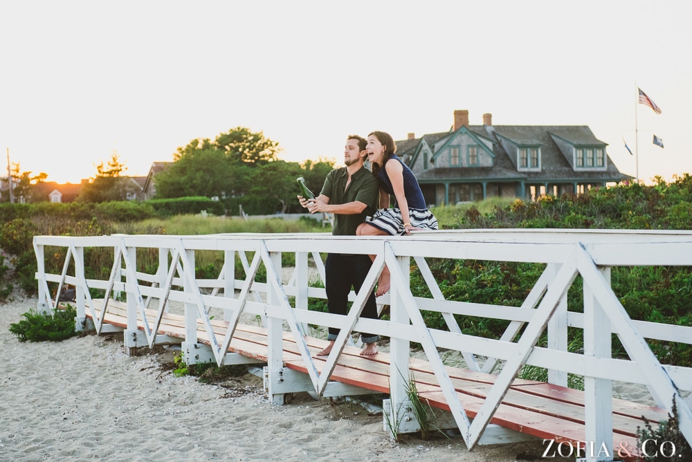 Nantucket Nautical Engagement Session by Zofia and Co.