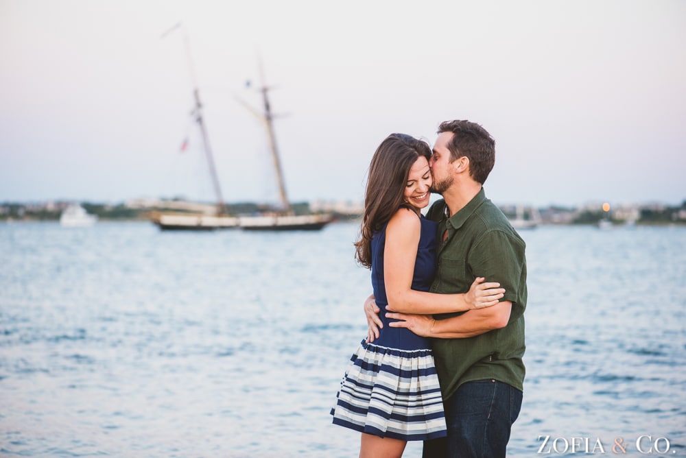 Nantucket Nautical Engagement Session by Zofia and Co.