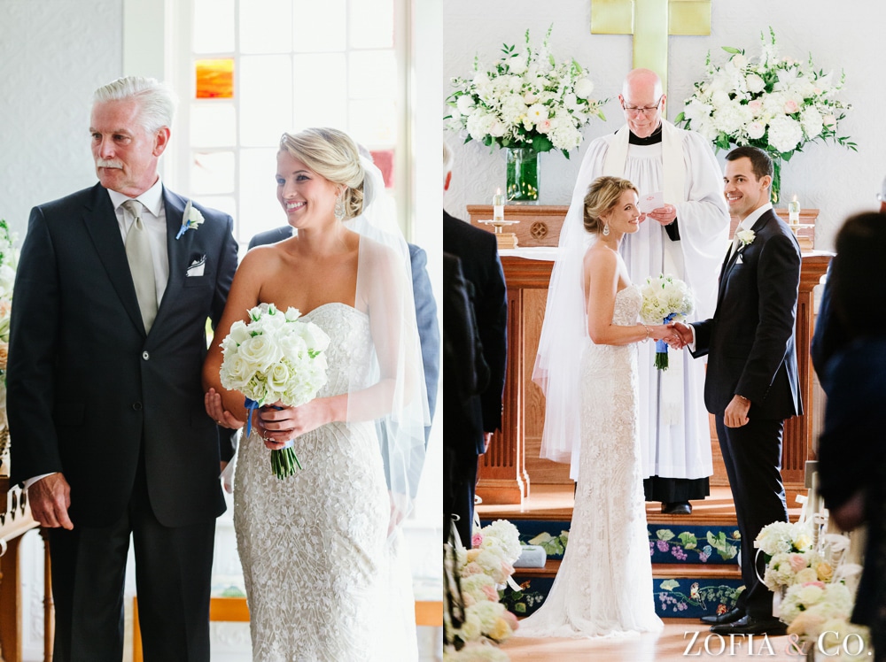 Nantucket Wedding by Zofia & Co. Photography at Sankaty Golf Club
