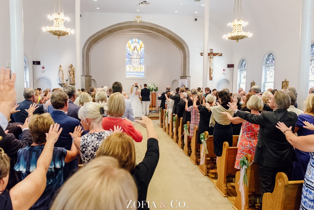 St Marys Church and Great Harbor Yacht Club Nantucket wedding by Zofia and Co. Photography 14