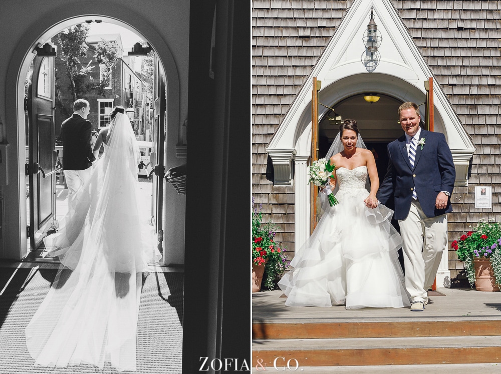St Marys Church and Great Harbor Yacht Club Nantucket wedding by Zofia and Co. Photography 16