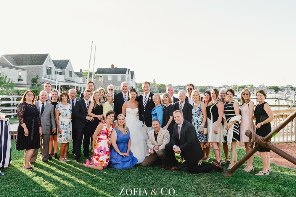 St Marys Church and Great Harbor Yacht Club Nantucket wedding by Zofia and Co. Photography 45